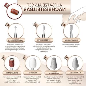 Hoge kwaliteit vervangende slijpers voor elektrische manicure set - 12-delige professionele pedicure en manicure accessoires