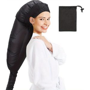 Droogkap - Haardroogkap - Haardroger - Haar Steamer - Fohn - Haarstyling - Voor Krullend Haar - Zwart