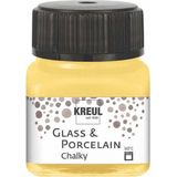 Glasverf - Porseleinverf - Yellow Safran - Extra Mat - Chalky - Kreul - 20ml
