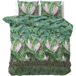 Sleeptime Future Jungle - Dekbedovertrekset - Lits-Jumeaux - 240x200/220 + 2 kussenslopen 60x70 - Groen