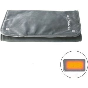 Bovista Warmtedeken - Knuffeldeken - Elektrisch - Saunadeken - Electrische Deken - Electrische Knuffeldeken - Elektrische Knuffeldeken - Elektrische Overdeken - Grijs