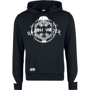 Star Wars Darth Vader - Imperial Commander Heren Trui met capuchon - zwart/wit - XXL