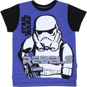 Blauw Star Wars T-shirt met korte mouwen - DISNEY