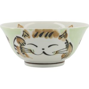 Tokyo Design Studio Kawaii Groene Kom Neko Kat