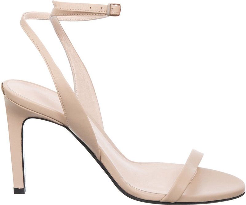 Calvin Klein - Smoke Grijs/Beige - Sandalen - Echt Leer - Elegant