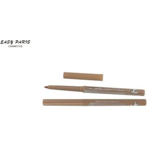 Easy Paris Cosmetics - Licht Bruin - Oogpotlood & Lippotlood draaibaar / Automatic Eye Pencil & Lip Pencil - Waterproof - Nummer 40 - 1 stuks