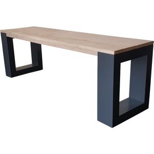 Wood4you- Sidetable Eikenhout enkel 160 cm