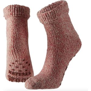 Apollo - Kids - Wollen - Sokken - Licht - Rood - Maat 23/26