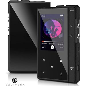 Equivera MP3 Speler Bluetooth - MP3 Speler - MP3 Speler met Bluetooth - MP3 Speler Bluetooth met FM Radio
