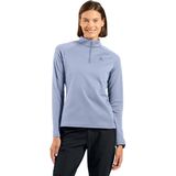 Odlo Womens Besso Mid Layer 1/2 Zip Fleecetrui (Dames |purper)