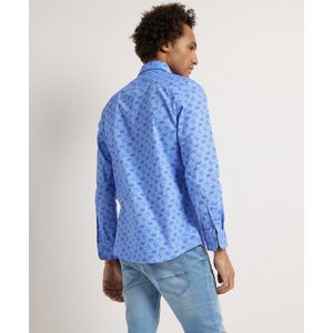 TerStal Porto Nova Slim Fit Overhemd Blauw In Maat M
