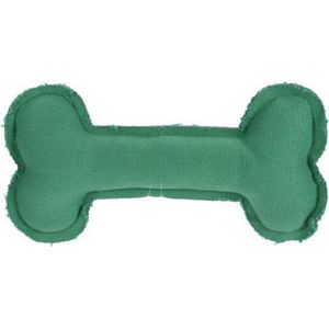Dogs Collection Piepspeelgoed Hondenbot Polyester 18 Cm Groen