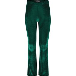 4PRESIDENT Flared pants meisje - Dark Green - Maat 104 - Flared broek meisjes