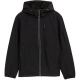 Tom Tailor - Softshell-jack - Zwart - Met Capuchon - 4 Ritszakken