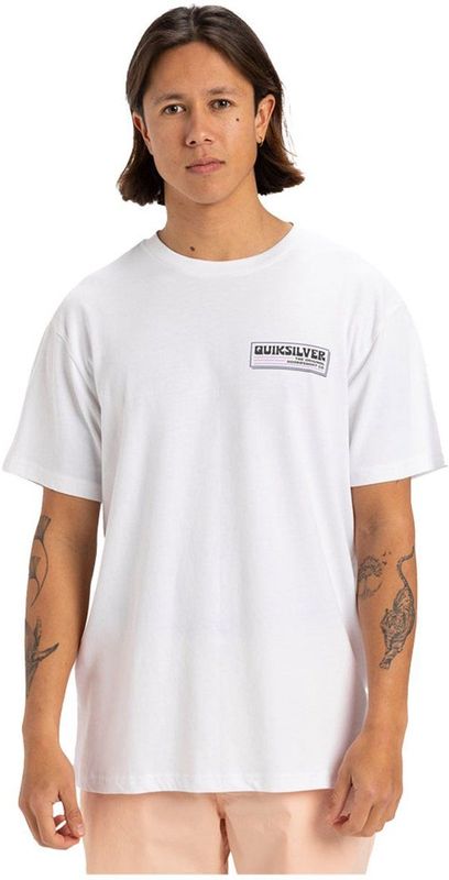 Quiksilver Palm Square T-shirt Met Korte Mouwen Wit S Man