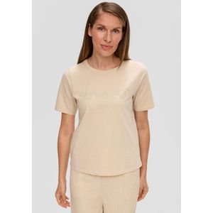 T-shirt - Stretchkatoen - Zwart - Regular Fit - Korte Mouwen