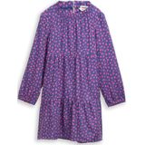 TOM TAILOR - Jurk - Donkerblauw - Met Ruches en Volant