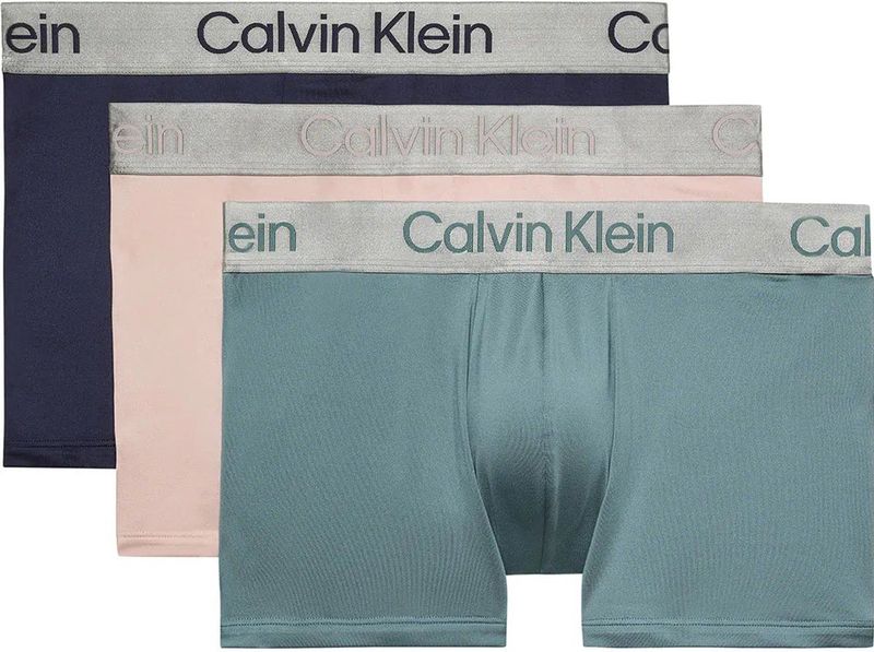 Calvin Klein Underwear - Set van 3 - Boxershorts - Blauw - Microvezel