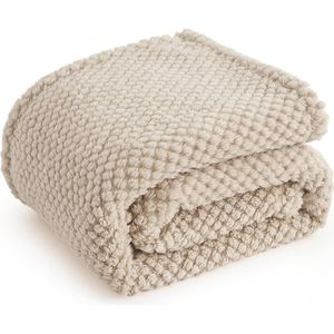 Zachte en Warme Knuffeldeken - Pluizige Fleece Deken voor Bed en Bank - 150 x 200 cm