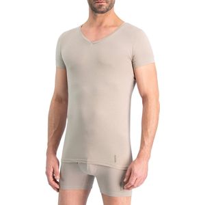 Noshirt SoftTouch Tencel - Ondershirt - Reguliere V-Hals - Tencel - Invisible Khaki - M