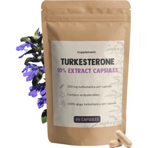 Cupplement - Turkesterone Capsules - 500 mg - Supplement