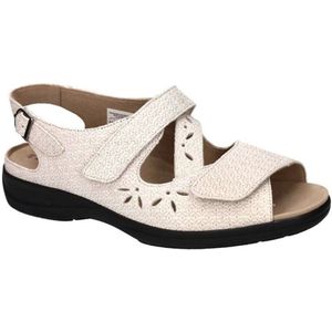 Solidus -Dames - off-white/ecru/parel - sandalen - maat 38.5