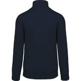 Sweatshirt Heren M Kariban 1/4-ritskraag Lange mouw Navy 80% Katoen, 20% Polyester