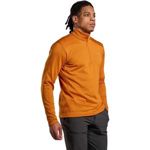 Montane Protium Sweatshirt Met Halve Rits Oranje S Man