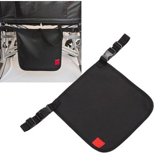 Allecto Premium - Urinezakhouder voor rolstoel - Discrete katheterzakhouder - Nachtelijke urinezakhoes - Zwart - Gemakkelijke bevestiging