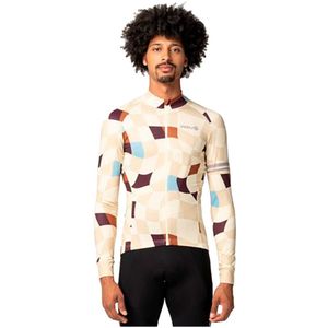 Square Fietsshirt Lange Mouwen Performance Heren