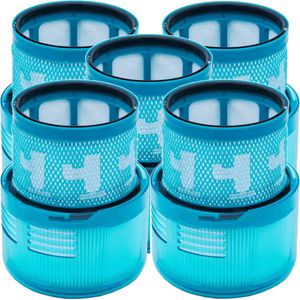 5x HEPA-filter geschikt voor Dyson G5 Gen5 Detect Absolute, Detect Fluffy stofzuiger - vervangingsfilter motorfilter