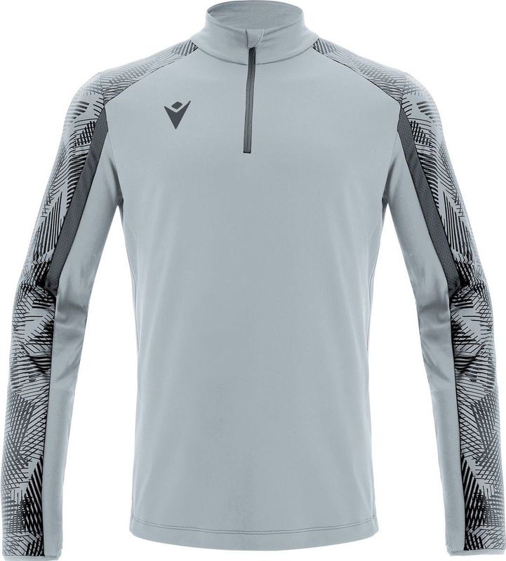 Macron Naryn Ziptop Heren - Zilver | Maat: 3XL