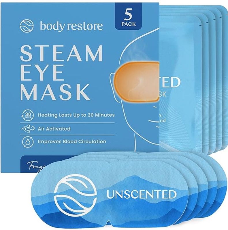 Body Restore - Verwarmd Oogmasker - Geurloos - 5 Stuks - Stoom Oogmaskers