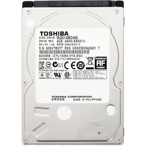 Toshiba MQ01ABD050 500GB - Interne Harde Schijf / 2.5 inch / SATA 2
