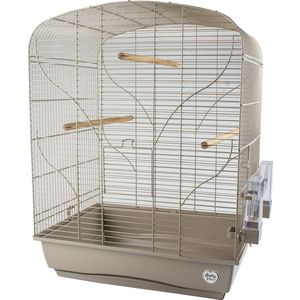 Duvoplus - Kooi - Vogel - Vogelkooi Mocha Bella 54x39x71cm Mokka - 1st