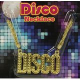 Disco Seventies verkleed thema heren/dames ketting goud