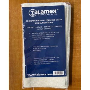 Schoon Schip Doeken - 10 Stuks - Talamex - Onderhoud - Gebruiksvriendelijk