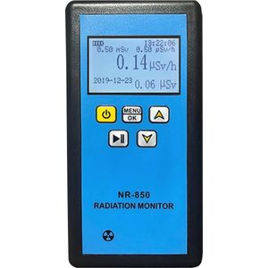 Geiger Counter voor Nucleaire Straling, Handheld Draagbare Radioactieve Tester met LCD-scherm