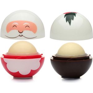 Lippenbalsem Kerstman & Maretak 4cm, Cherry & Vanilla 5.6g XMAS