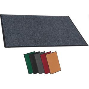 CLP Deurmat voor binnen en buiten - Anti-slip deurmat - donkergrijs 40x60 cm