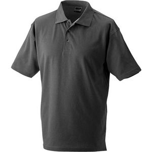 James and Nicholson Unisex Zware Pique Polo (Grafiet)