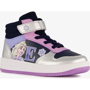 Frozen hoge meisjes sneakers zwart roze - Zwart - Maat 29