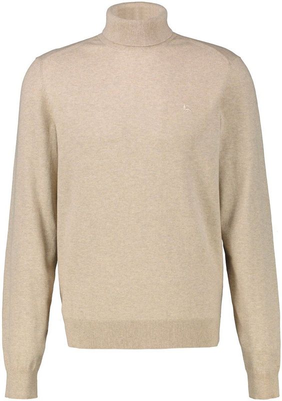 LERROS - ROLLNECK PLAIN NUT - Coltrui - Regular Fit - Puur Katoen