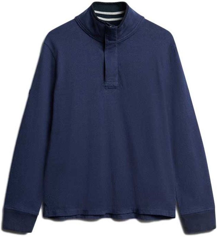 Superdry - Classics - Sweatshirt - Blauw - Halve Rits