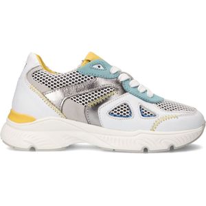 Hip H1682 Sneakers - Leren Sneaker - Meisjes - Wit - Maat 38