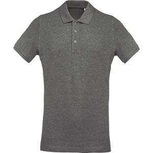 Kariban Menselijk Biologisch Pique-Pique-Poloshirt (Grijze Heide)