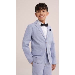 WE Fashion Jongens slim fit blazer met dessin
