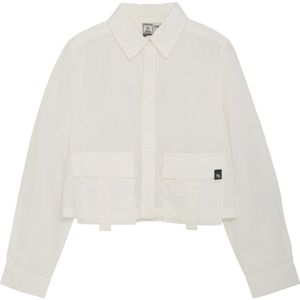 Indian Blue - Winter T-shirt - Wit - Meisjes - Cropped