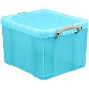 Box Really useful Boxes, kunststof, transparant aqua, verschillende afmetingen
