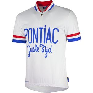 Rogelli Pontiac Fietsshirt - Korte Mouwen - Heren - Wit - Maat XXL